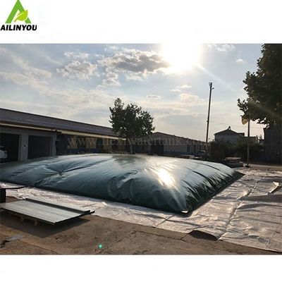 Agriculture Large Square Foldable Collapsible Pvc/Tpu Tarpaulin Fabric Water Storage Bladders Tank