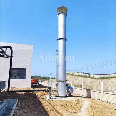 China Manufacturer Customized Biogas Torch  Enclosed Type Biogas Flare