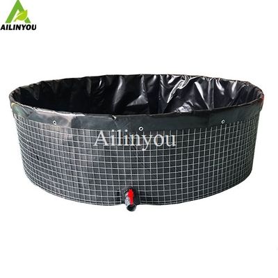 Heavy Duty Collapsible Stand Fish Pond Outdoor Foldable Frame Fish Breeding Tank