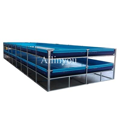 Outdoor Seawater Aquaculture Equipment Recirculating Plastic Fish & Shrimp Pond for aquaculture