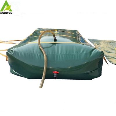 Collapsible 20000 Liter Framland Irrigation Movable  PVC Tarpaulin Water Bladder