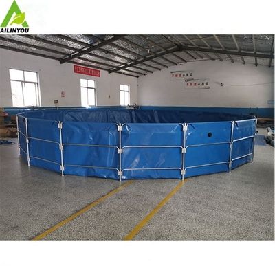 Collapsible and movable plastic pvc fish tank farming pond for fish breeding made in China