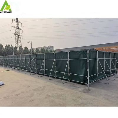 High Quality Galvanized Round Frame Water Tank Round Fish Farming Tank Tarpaulin Cheaper Price Customized Size