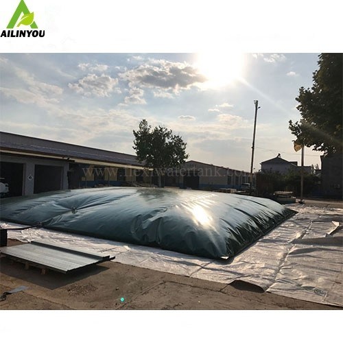 Agriculture Large Square Foldable Collapsible Pvc/Tpu Tarpaulin Fabric Water Storage Bladders Tank