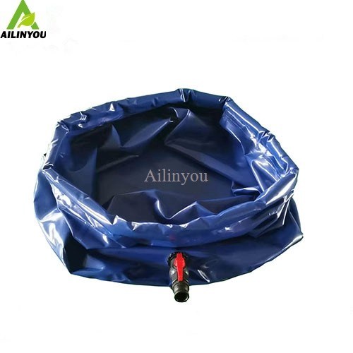 Ailinyou Hot Sale Self- Supporting Onion Water Storage Bladder Tank 2500L for national fire