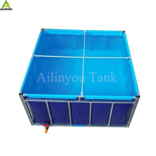 Factory Custom Round Pvc Tarpaulin Fish Farming Tank Stainless Steel Water Storage Tank