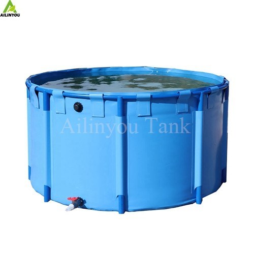 PVC Outdoor Fish Pond Low Cost Tarpaulin Fish Tank Plastic Pools For Fish Farming