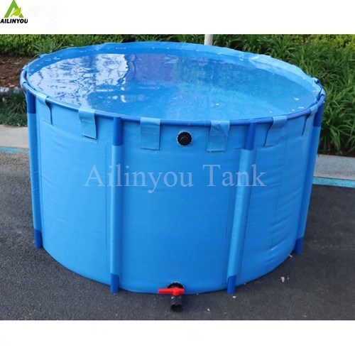 Chongqing Ailinyou Durable Foldable Fish Pond Tarpaulin Flexible Koi Fish tank