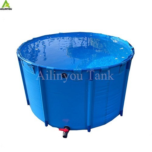 Hot Selling Plastic Fish Tanks Foldable Pvc Tarpaulin Fish Farming Pond Tank