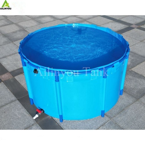 Factory Custom Plastic Aquarium Fish Tank Collapsible Pvc Fish Farm Tank