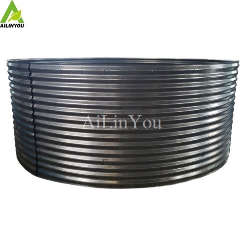 Galvanized Sheet Fish Pond 500-500000 Litre Aquaculture Tanks For Fish Farming
