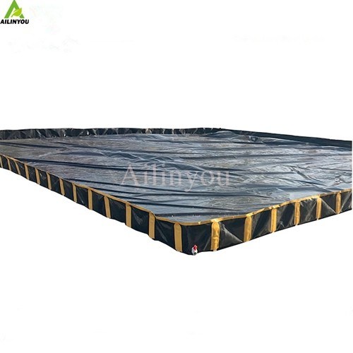 Factory Custom Pvc Solid Boom Oil Containment Boom Oil Spill Containment Barrier Berm