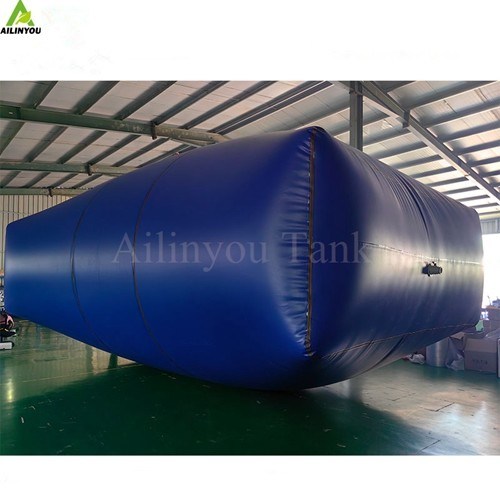 Manufacturer Collapsible 80m3 Water Storage Bladder Tank PVC Durable Flexible Tanks
