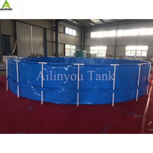 PVC Fish Farming Tank for Commercial Aquaculture 1m3-1000m3 Capacity