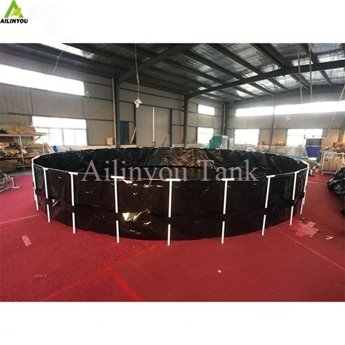 Recirculating Aquaculture System Foldable PVC Aquaculture Fish Pond Fish Farming Tanks for Shrimp Fish Raising