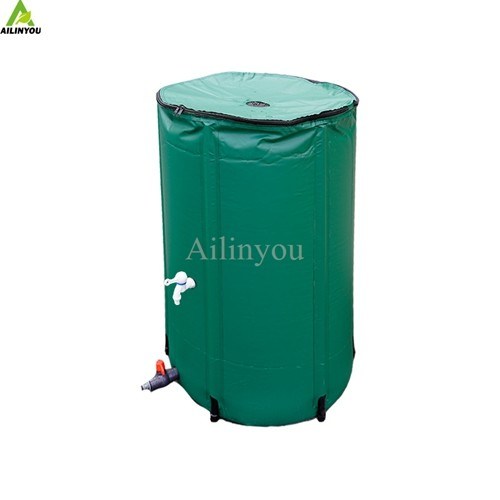 1000l foldable 500D PVC material garden rainwater collector rainwater retention tanks collapsible folding water tank