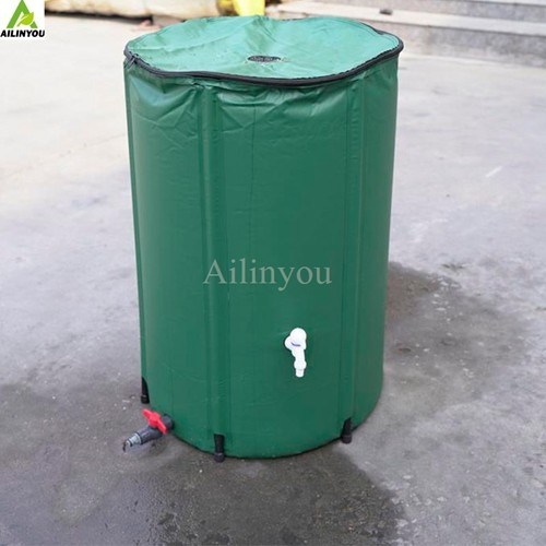 China Factory Supply Collapsible Rainwater Barrel Flexible Compressible Rain Barrel