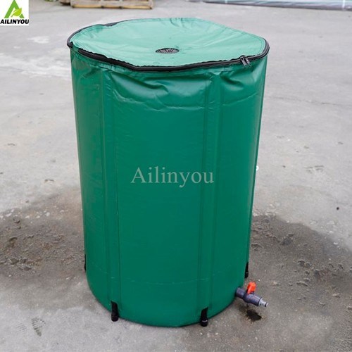 China Factory Supply Collapsible Rainwater Barrel Flexible Compressible Rain Barrel