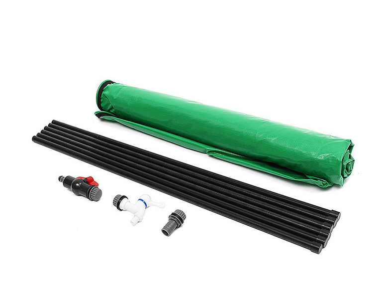 Portable 53 Gallon Rain Barrel Water Tank Collapsible Rainwater Collection System Storage Container