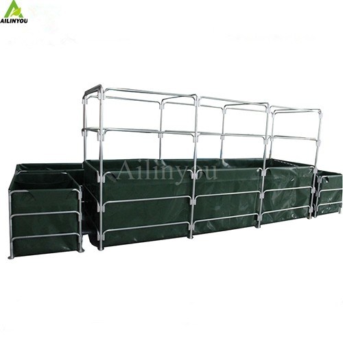 Ailinyou Factory Custom-made  Mobile Aquaculture Tank  Foldable  Hydroponic Pond