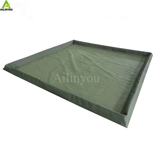 Ailinyou Hot Sale Customized PVC or TPU Spill Containment  Flexible  Containment Berm Foam Wall