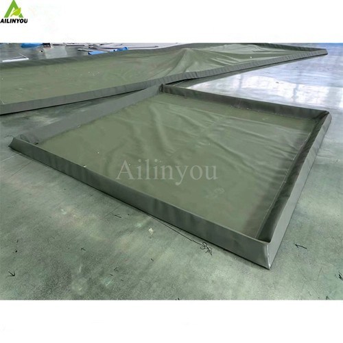 Ailinyou Hot Sale Customized PVC or TPU Spill Containment  Flexible  Containment Berm Foam Wall