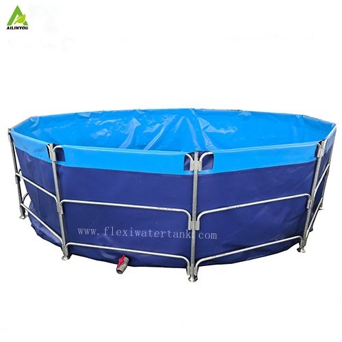 Upgrade Saltwater Farming Plastic Fish Tank RAS Farming Salmon Shrimp PP Round Pond for Aquaculture