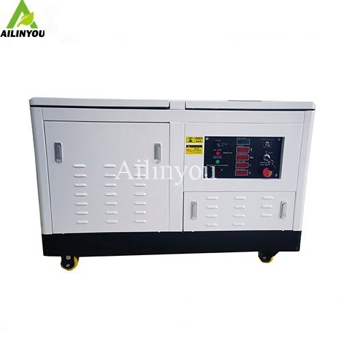Ailinyou  Factory  Custom-Made Double Fuel Biogas and Gasoline  Generator for power generation 20KVA