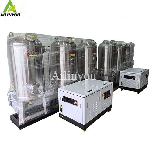 Ailinyou Professional Factory Sales Double Fuel Biogas and Gasoline Generator  High Quality  5kw Biogas Generator set