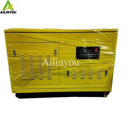 Ailinyou  Factory  Custom-Made Double Fuel Biogas and Gasoline  Generator for power generation 20KVA