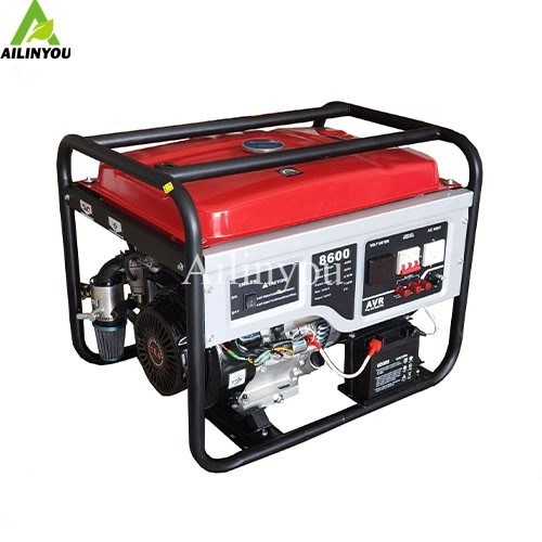Ailinyou Professional Factory Sales Double Fuel Biogas and Gasoline Generator  High Quality  5kw Biogas Generator set