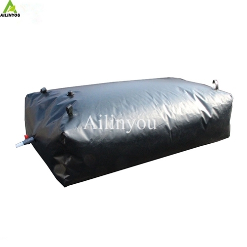 Ailinyou   Hot Sale  Flexible Water Tank 1000 Liter  2000L 3000L  5000L PVC Water Storage tank Black or Blue