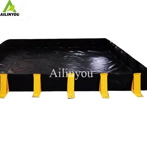Ailinyou Custom-made High Quality Prevent Liquid Escape Oil Spill Containment Barrier Berm