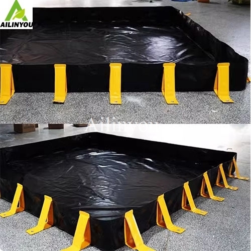 Ailinyou Custom-made High Quality Prevent Liquid Escape Oil Spill Containment Barrier Berm