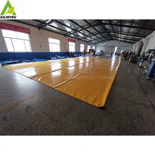 Flexible 100m3 water storage bladder for farm irrigation system plastic water storage tanks