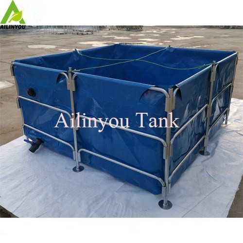 aquaculture fish farming tanks supplier for sale large aquaculture cylinder foldable fish farming tank