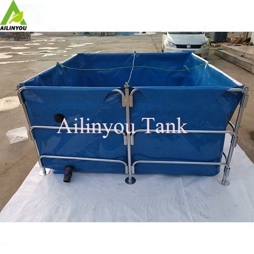 aquaculture fish farming tanks supplier for sale large aquaculture cylinder foldable fish farming tank