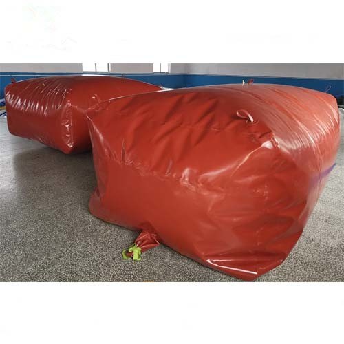 5m3 durable PVC membrane rectangular biogas plant biogas storage bag