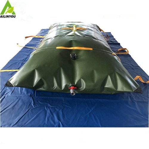 Hot Sale Flat Water Bladder Tank Foldable Pvc Water Storage Tank Bladders For  Liquid Transportation in Europe