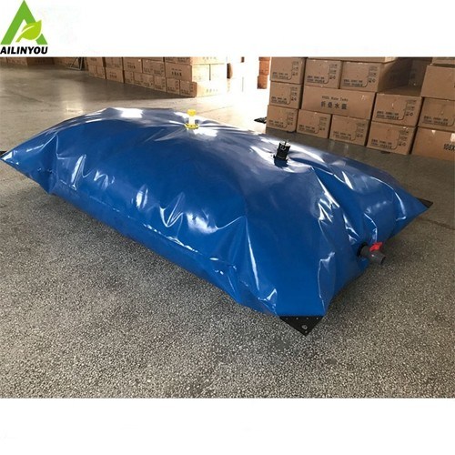 PVC/TPU Flexible Water Storage Tank Temperature Rating -40- 90 Blue