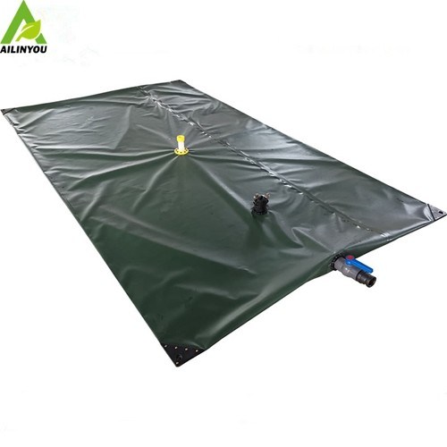 Durable plastic pvc rectangle collapsible water tank 1000L 2000L liter chemical storage equipment