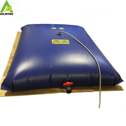 China Manufature Inflateable Bladder 40 Liters Foladable Pillow storage bag   Flexible Water Tank