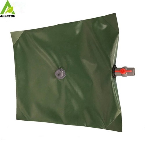 Collapsible Customized Military Water Bladder  10000L Rectangle Water Storage Bladder with Loops for Truck