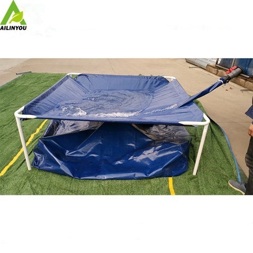 Collapsible Customized Military Water Bladder  10000L Rectangle Water Storage Bladder with Loops for Truck