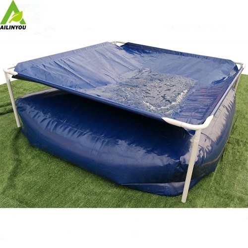 50L~2000L  Reusable Water Tank TPU or PVC Soft Collapsible Water Storage Bladder For Emergency