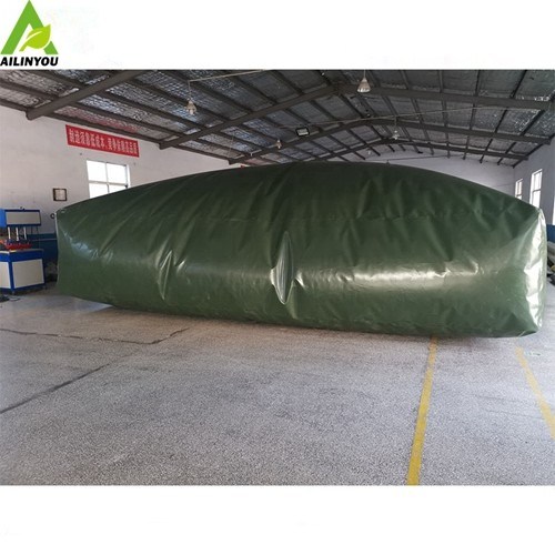 Flexible 100000liter Pvc Tarpaulin Fabric Water Storage Bladders Tank