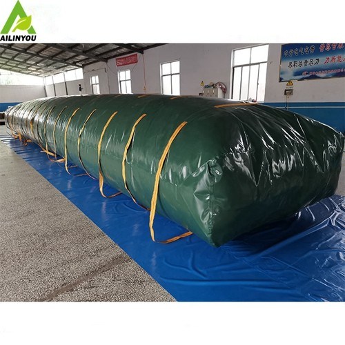 Collapsible Pvc Tarpaulin Material Pillow Fabric Water Tank 400000 Liter Storage Water Bladder