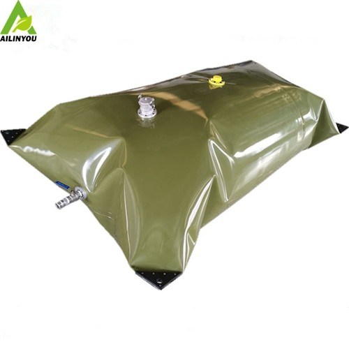 Ailinyou Manufacturer Flexible Diesel Container Portable 100 Gallons Fuel Storage Bladder