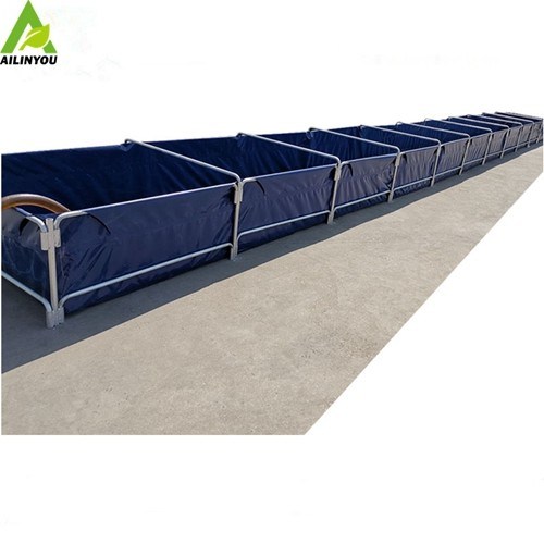 10,000L Folding Fish Farming Tank Tarpaulin For Tilapia/Catfish Fish Pond