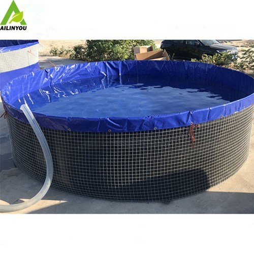 20000L Pvc Waterproof Tarpaulin For Fish Pond Biofloc Fish Tank Aquaculture Fish Farming Tanks